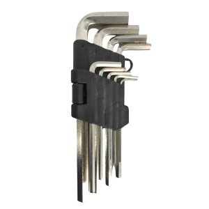 Jogo de Chaves Allen Universal 1,5mm a 10mm em Aço 9 Pç Partna 3766