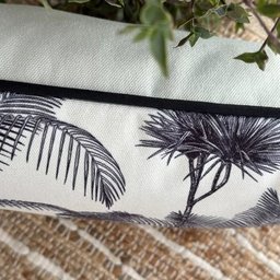 Capa de Almofada Linhão Branco Selva Negra - 45 X 45 Cm - 3
