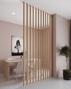 Ver imagem 1 de Brise (breeze) Divisor de Ambientes Modular 274x6,5cm 01 Unid. - Amêndoa