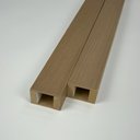 Ver imagem 5 de Brise (breeze) Divisor de Ambientes Modular 274x6,5cm 01 Unid. - Amêndoa