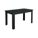Ver imagem 1 de Mesa de Jantar Madesa Retangular Tampo de Madeira 5231 Preto