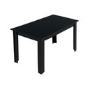 Ver imagem 6 de Mesa de Jantar Madesa Retangular Tampo de Madeira 5231 Preto