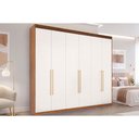 Ver imagem 1 de Guarda Roupa 6 Portas 5 Gavs Aurora Panan Cinamomo