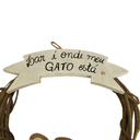 Ver imagem 2 de Guirlanda Lar é Onde Meu Gato Está com Coração