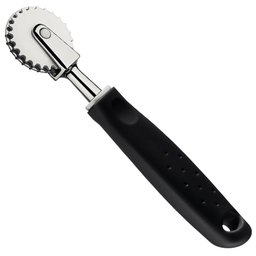 Carretilha Corta e Fecha Pastel Massa Manual Tramontina Utilitá Zamak Polipropileno Preto - 1