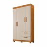 Guarda-roupa 4 Portas 2 Gavetas 100% Mdf Flórida Espresso Móveis - 2