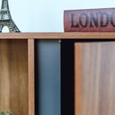 Ver imagem 7 de Escrivaninha com Armario 1 Porta 1 Gaveta 1 Nicho Office Bélgica - Amendola/grafito