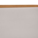 Ver imagem 6 de Cabeceira Casal Loop Amendoa Clean Tecido Corano Bege Lopas