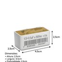 Ver imagem 2 de Capacitor 1,5 +2,5uf X 250v 3 Fios Quadrado Trio