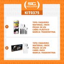 Ver imagem 2 de KIT - 1 Faqueiro Inox 30 Peças Ipanema Preto + 2 Faqueiros Inox 24pç - Tramontina