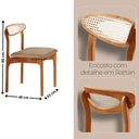 Ver imagem 2 de Conjunto de Jantar Vênus 8 Lugares Imbuia 240cm Mobillare