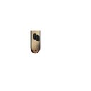 Ver imagem 2 de Fechadura de Embutir para Porta de Madeira Dots Wc F-2800-64 Bronze Latonado Aliança Importação