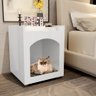 Mesa Cabeceira Casinha de Cachorro/gato Pet Branco - 3