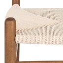 Ver imagem 6 de Banqueta de Madeira Maciça com Assento de Cordas Koa 52 cm X 42 cm Caramelo