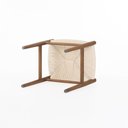 Ver imagem 5 de Banqueta de Madeira Maciça com Assento de Cordas Koa 52 cm X 42 cm Caramelo