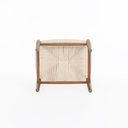Ver imagem 4 de Banqueta de Madeira Maciça com Assento de Cordas Koa 52 cm X 42 cm Caramelo