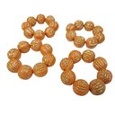 Ver mais imagens de Maison Charlo Kit 4 Argolas de Guardanapos Mística do Oriente Laranja
