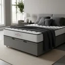 Ver imagem 2 de Cama Box Baú com Colchão de Molas Ensacadas Double Face Essence Probel Casal 138cm