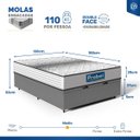 Ver imagem 4 de Cama Box Baú com Colchão de Molas Ensacadas Double Face Essence Probel Casal 138cm