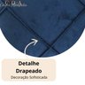 Capa Almofada Veludo Retangular Baguete 30x50 Cm - Azul Marinho - 3