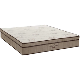 Cama Box Baú Casal Suede + Colchão Molas Ensacadas Pró Vida 73X138X188:Preto - 2