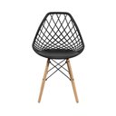 Ver imagem 4 de Conjunto Mesa Orion Quadrada + 4 Cadeiras Kaila Dsw Lamobilia