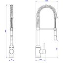 Ver imagem 3 de Misturador Monocomando Cozinha Spin Gourmet Deca 2281.c