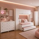 Ver imagem 1 de Quarto Infantil Modulado Bicama com Guarda-Roupa/Cômoda/Sapateira Pulse Multimóveis MP4856 Branco