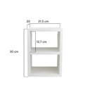 Ver imagem 4 de Mesa de Cabeceira B Branco 30 x 21cm