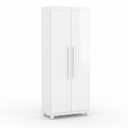 Ver imagem 1 de Armário Multiuso Slim 2 Portas com Prateleiras Branco Formimóveis