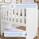 Ver imagem 5 de Mini Berço 100% MDF com Colchão Yescasa