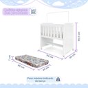 Ver imagem 3 de Mini Berço 100% MDF com Colchão Yescasa