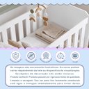 Ver mais imagens de Mini Berço 100% MDF com Colchão Yescasa