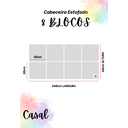 Ver imagem 4 de Cabeceira Estofada Casal 8 Blocos Não É Segredo Linho Cinza Vazado 140x60