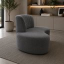 Ver imagem 3 de Namoradeira Mavie 160cm 2 Lugares Bouclê Design Orgânico