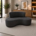 Ver imagem 1 de Namoradeira Mavie 160cm 2 Lugares Bouclê Design Orgânico