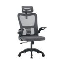 Ver imagem 4 de Kit com 8 Cadeiras de Escritório com Encosto Presidente Office Baltimore Preto Rivatti
