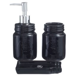 Conjunto para Banheiro Lavabo 3 Peças Sabonete Líquido / 646 - 1