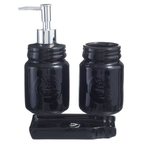 Conjunto para Banheiro Lavabo 3 Peças Sabonete Líquido / 646