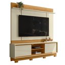 Ver imagem 2 de Estante Home Theater Siena com Pés com Cristaleira Marina Cumaru Opala - Madetec