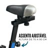 Bicicleta Ergométrica Regulagem de Força Bike Exercícios Fisioterapia Ajustável Azul Importway - 9