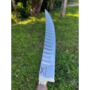 Ver imagem 6 de Faca Turca 10' Artesanal 3mm Matrizada Churrasco Aço Inox Cabo Madeira Resina