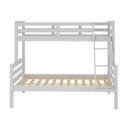 Ver imagem 6 de Cama Beliche Casal Solteiro Madeira Pinus Alta Resistência:Branco