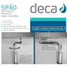 Tubo Entrada Maior Sifão Articulado Lavatório Deca 1682c 300mm - 4204131 - 4