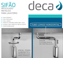 Ver imagem 4 de Tubo Entrada Maior Sifão Articulado Lavatório Deca 1682c 300mm - 4204131