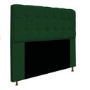 Ver imagem 5 de Cabeceira Estofada Mel 140 Cm Casal Suede Verde