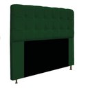 Ver imagem 2 de Cabeceira Estofada Mel 140 Cm Casal Suede Verde