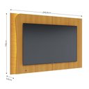 Ver imagem 2 de Painel para TV até 75 Polegadas Amalfi com LED Ripado - Naturale