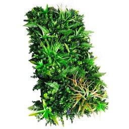 Jardim Vertical Artificial Flores Tropical 50x100cm - 2