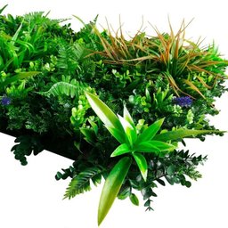 Jardim Vertical Artificial Flores Tropical 50x100cm - 3